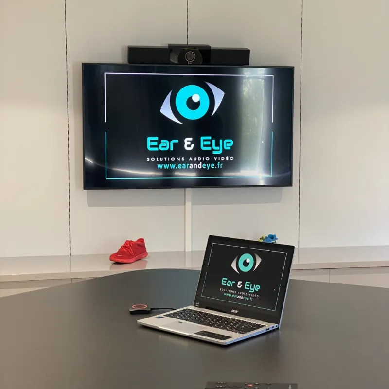 Installation de solutions de visioconférence à Saint-Vallier , Lyon, Ear and Eye