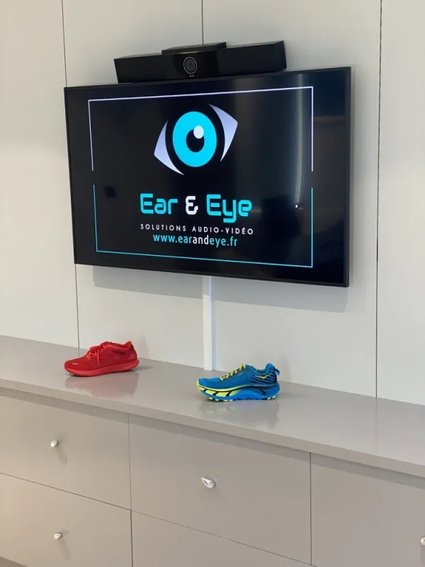 Installation de solutions de visioconférence à Saint-Vallier , Lyon, Ear and Eye