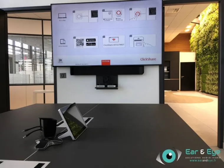 Système de visioconférence pour faciliter le travail collaboratif à Davézieux , Lyon, Ear and Eye