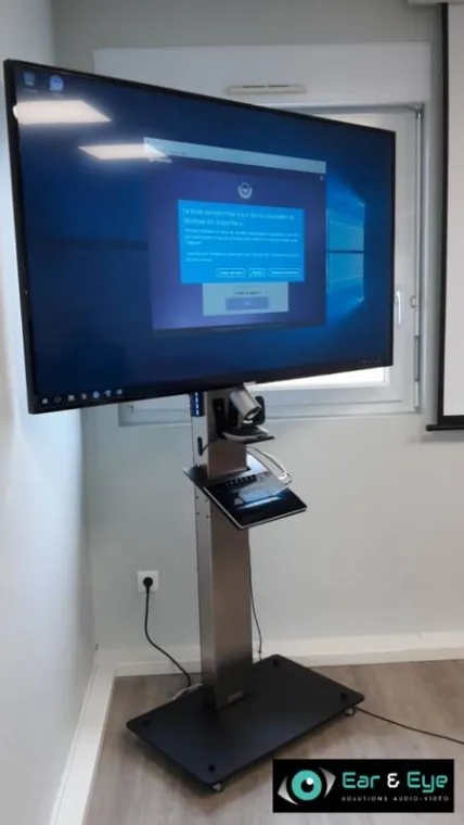 Installation d'un équipement visioconférence mobile pour une MFR à Lyon, Lyon, Ear and Eye