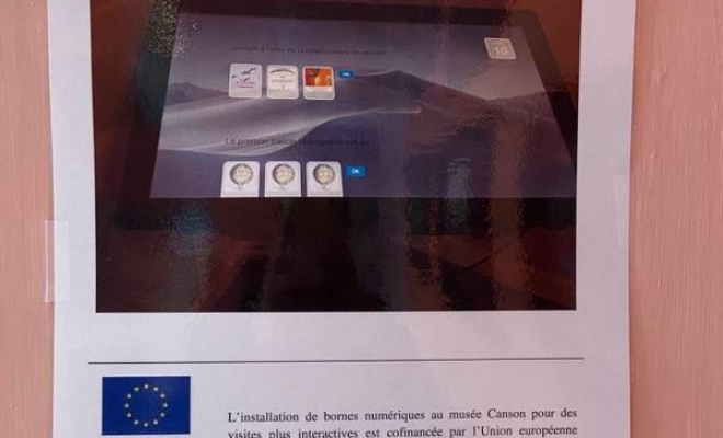 Des bornes interactives tactiles pour un musée à Valence, Lyon, Ear and Eye